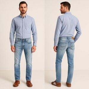 AMERICAN EAGLE 🦅 Active Flex Slim Straight Jeans 👖 | Size 28x32